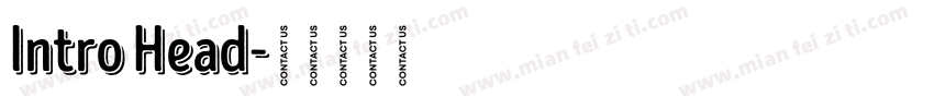 Intro Head字体转换